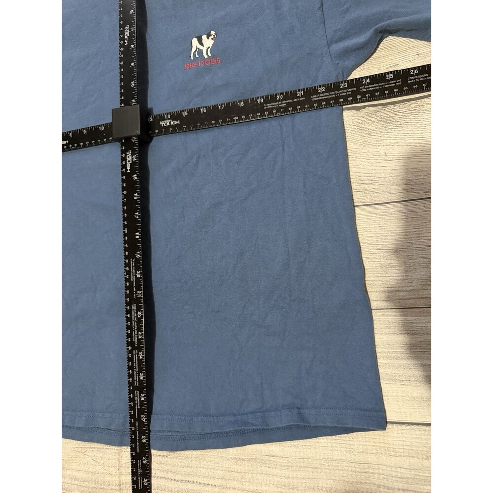 VTG Y2K 2007 Big Dogs BBQ Barbecue Rules T Shirt Size XL Blue - Picture 4 of 7